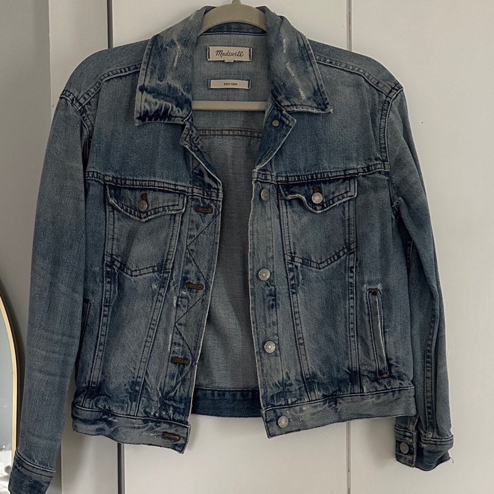 Madewell Distressed Denim Jacket